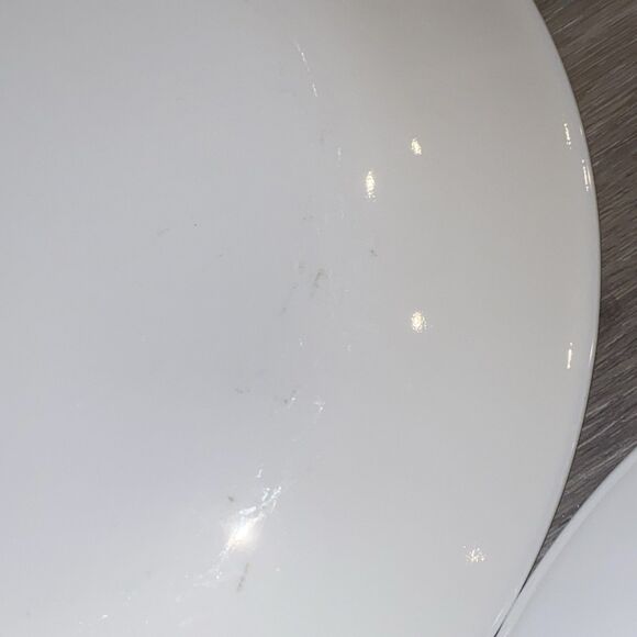 6 Vintage Corelle "Shadow Iris" 10" Dinner Plates Set, USED, White - Picture 12 of 12